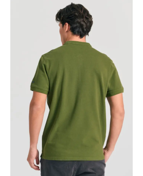 FUNKY BUDDHA Mao neck polo...